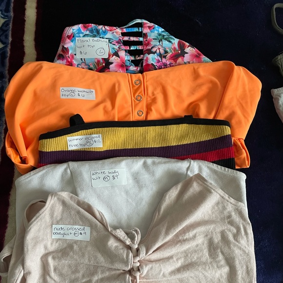 Tops - These clothes I don’t wear. Almost all brand new.